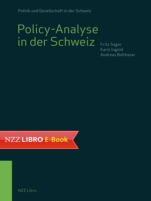 cover image of Policy-Analyse in der Schweiz